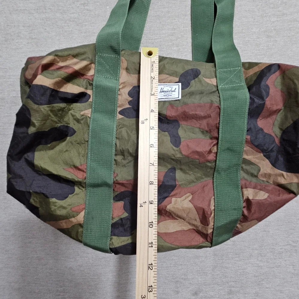 Herschel Packable Duffle Bag OS Camouflage Lightweight Travel Gym 190803S1